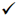 checkmark